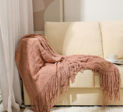 Плед вязаный PA-16, 130х200