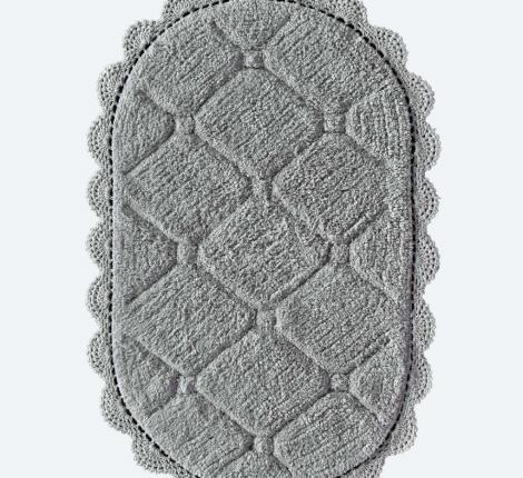 Набор махровых ковриков &quot;Sofi de Marko&quot; Brianna (серая), 60х100+50х70