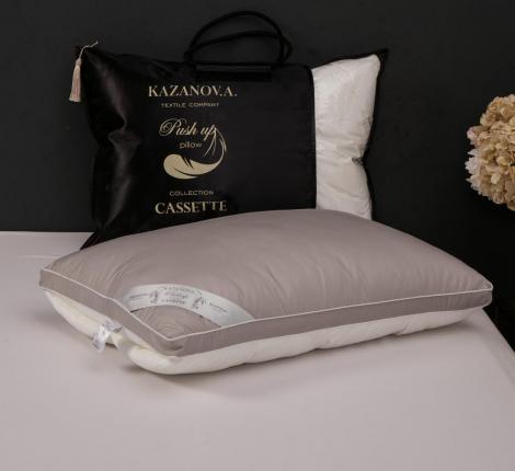 Подушка "Kazanov.A" Cassette (жемчуг пепел), 50х70