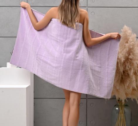 Полотенце микрокоттон AMBIELLA "PIRIN" 70x140, лиловый