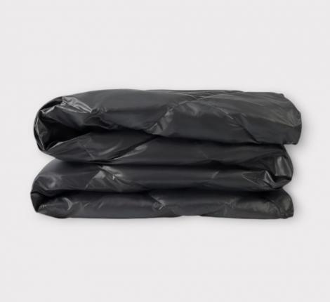 Дорожный плед-пончо пуховый "Travel Cape Plaid Grass" GRAPHITE, 130х170