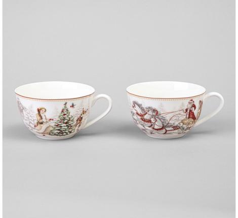 Чайный набор "МОРОЗКО" 85-2045 на 2 персоны, 4 предмета (300 мл)