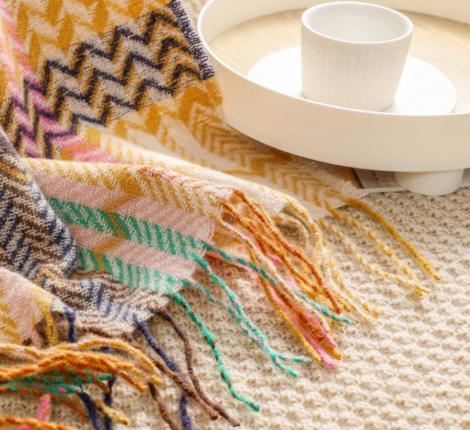 Плед вязаный PA-18, 130х170