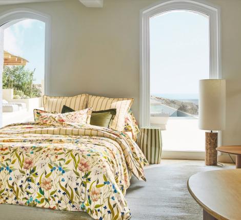 Постельное бельё "Blanc des Vosges" ENVOLEE CUIVRE Сатин ДеЛюкс, Евро