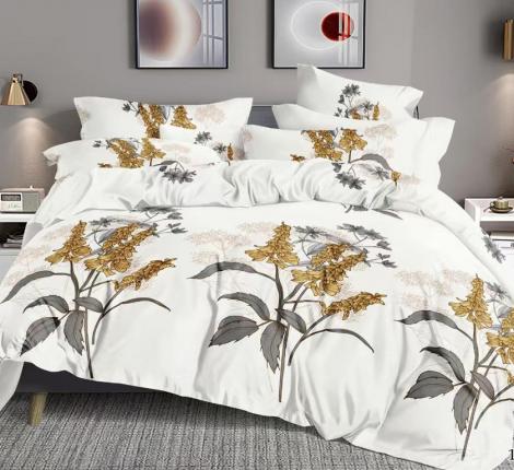 Постельное бельё "Cleo" Art Color 20/171-AC Полисатин, 2 спальный