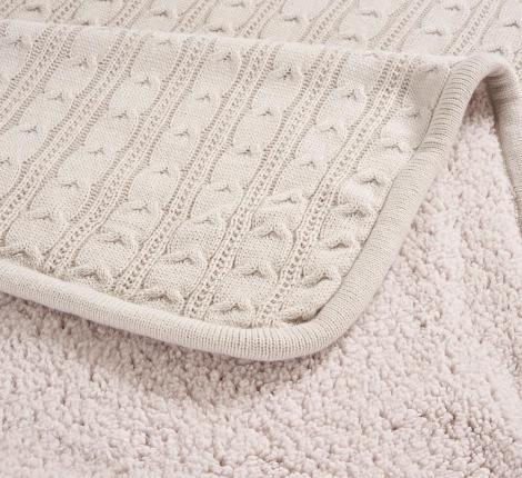 Плед "Sofi De Marko" Вязка (бежевый), 220х240