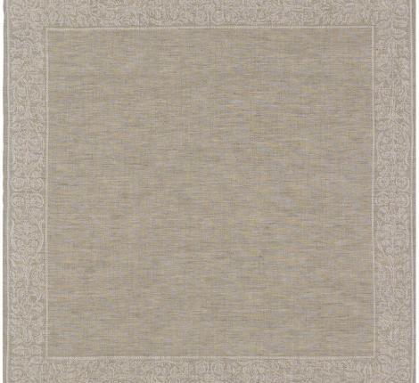 Салфетка "MEDICI" 50х50 лен-жаккард, коричневый