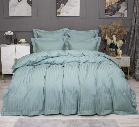 Постельное белье "Kazanov.A." Hotel (тиффани) Страйп Сатин, Евро