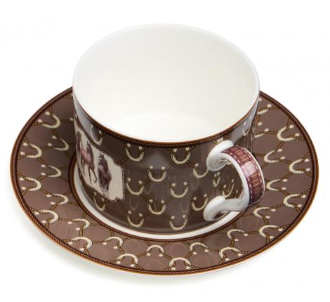 Чайный набор "HORSE CLUB" на 2 персоны, 4 предмета (300 мл)