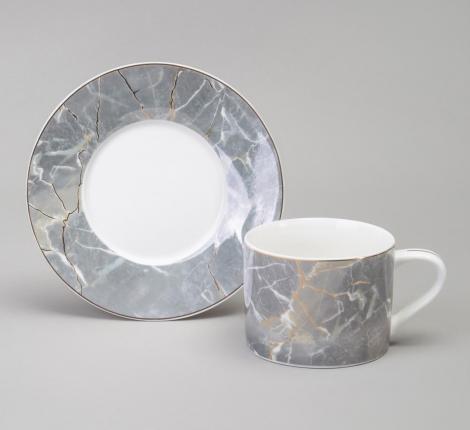 Чайный набор "TOP STYLE" 165-566 на 6 персон, 12 предметов (250 мл)