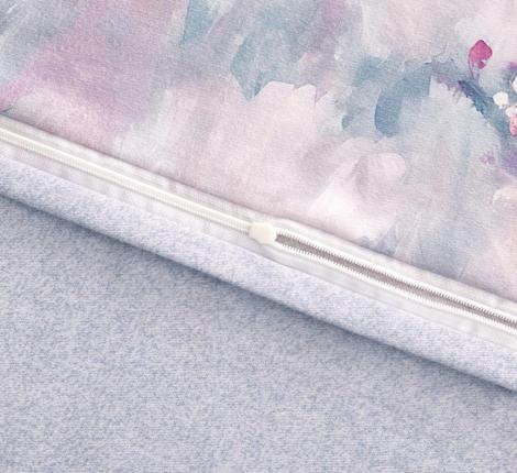 Постельное бельё "KARTEKS" жаккардовый сатин АКВАРЕЛЬ CVP 01, Евро