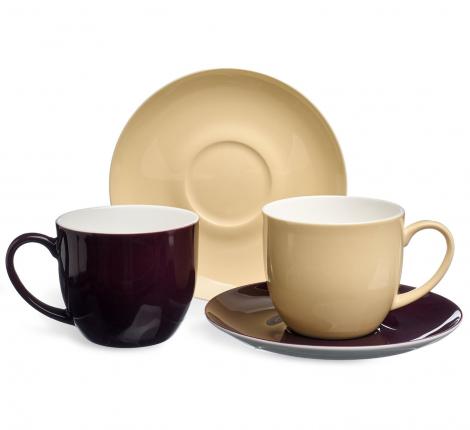 Чайный набор "TET-A-TET" 416-115 на 2 персоны, 4 предмета (300 мл)