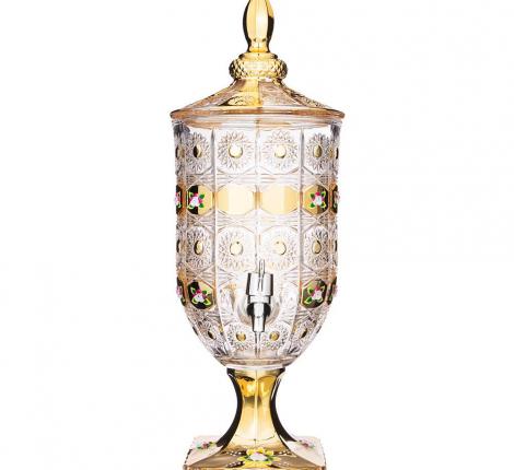 Диспенсер для напитков "ЛИМОНАДНИЦА LEFARD GOLD GLASS", 2,6 л