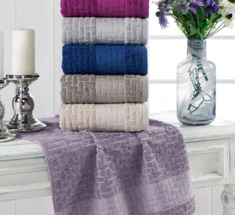 Набор махровых полотенец "PHILIPPUS" 50*90 (1/6 ) PLATINUM (A0221) BAHAMA