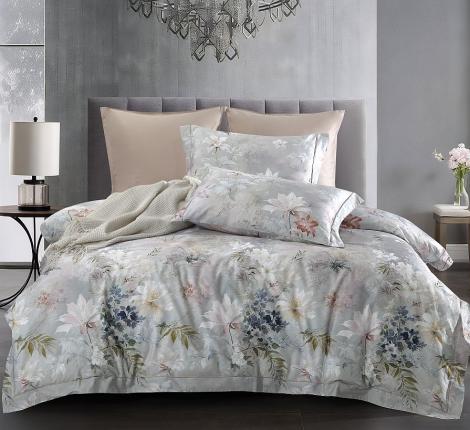 Постельное белье "Asabella" 2318-6 Мако-Сатин, Евро