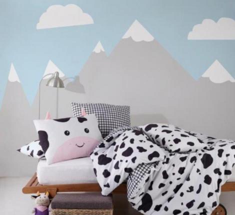 Постельное бельё Ecosse Ranforce &quot;BUDDY-LITTLE COW&quot; 1.5 спальный