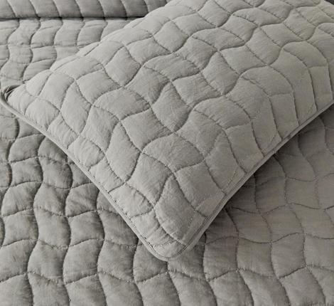 Покрывало "Sofi de Marko" Минелла (антрацит) Жатый сатин, 230х250