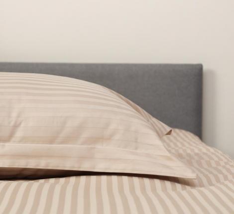 Постельное белье "Sofi de Marko" Моне (карамель) Страйп Сатин, Евро