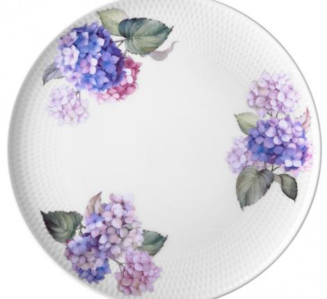 Набор обеденных тарелок 2 шт. "HORTENSIA", диаметр 25,5 см