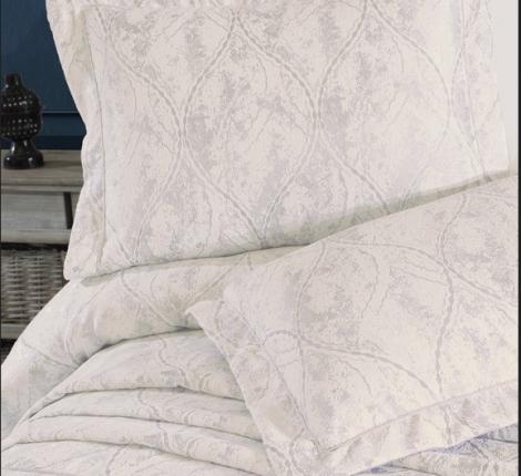 Гобеленовое покрывало "DO&CO" 240х260 (50x70-2 шт.) LULU, кремовый