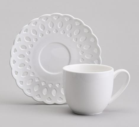 Чайный набор "STYLE" 441-037 на 6 персон, 12 предметов (220 мл)