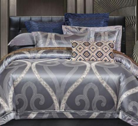 Постельное белье "Valtery" JC-96 Жаккард, Семейный