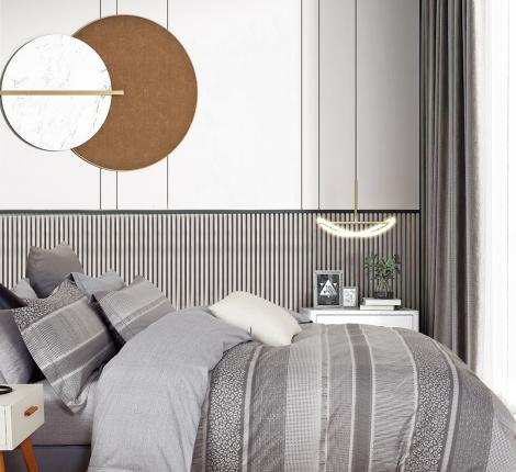 Постельное белье "Cristelle" Amante AM01-124 Сатин,1,5 спальный