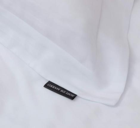 Постельное белье "Sofi de Marko" Моне (белый) Страйп Сатин, Евро