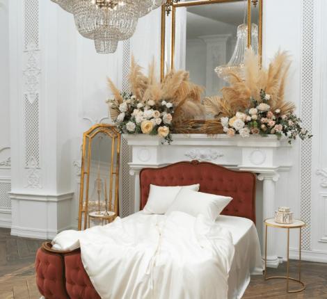 Пододеяльник "CREAMY WHITE GRASS" Шёлк, 200х220
