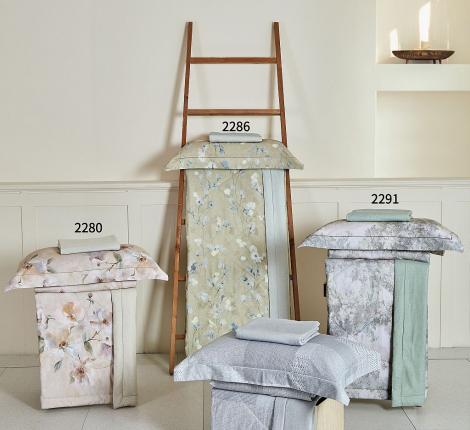 Постельное белье с одеялом "Asabella" 2280-2OSP Фланель, Семейный