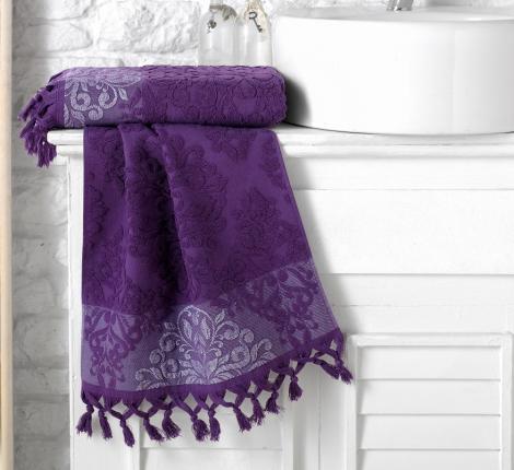 Кухонное полотенце махровое &quot;KARNA&quot; OTTOMAN 40x60 1/1, Фиолетовый