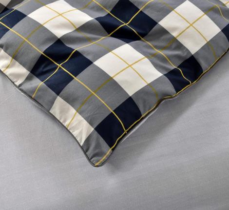 Постельное белье "Sofi de Marko" Гамлет (серый) Сатин, 1,5 спальный