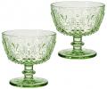 Набор креманок 2 штуки "SUNDAY" GREEN, 11*11*10,5 см