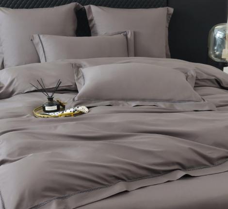 Постельное белье "Sofi de Marko" Изольда (кофе) Сатин ДеЛюкс, Семейный
