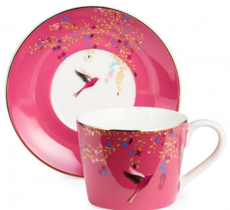 Кофейный набор "GOLDEN BIRDS" на 2 персоны, 4 предмета (120 мл)