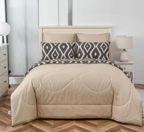 Постельное белье с одеялом "Sofi de Marko" Ришелье №47 Сатин, 1,5 спальный