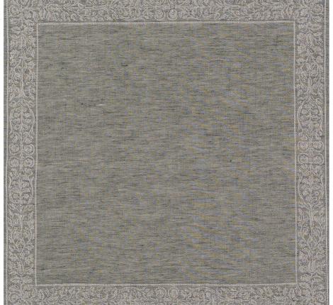 Салфетка "MEDICI" 50х50 лен-жаккард, серый