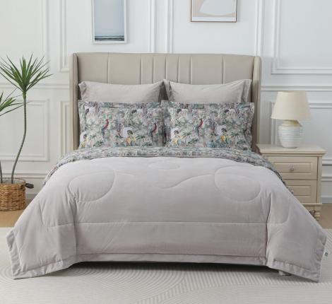 Постельное белье с одеялом "Sofi de Marko" Ренато №24 Велюр/Сатин, Евро