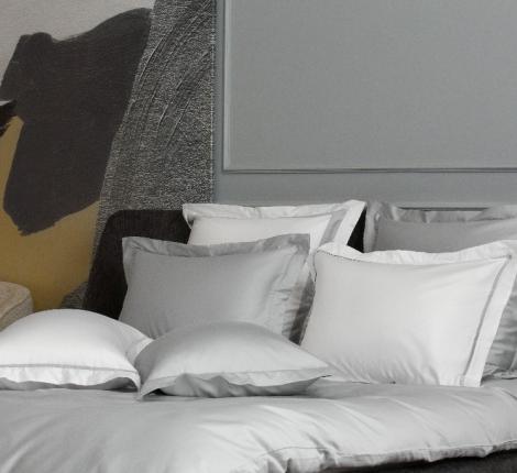 Наволочка с узкой отделкой "ALPINE ASH GREY ALLURE GRASS" Мако-Сатин, 50х70 (2шт)