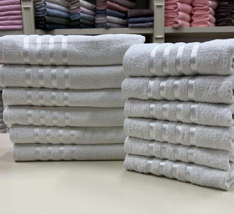 Полотенце махровое AMBIELLA "LINES" 50x85, кремовый