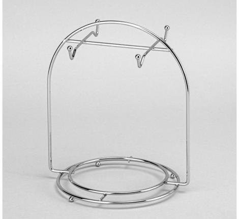 Чайный набор на металлической подставке "NOVEL" на 4 персоны, 8 предметов (220 мл)