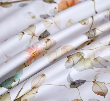 Постельное белье "Asabella" 2147-7 Мако-Сатин, Семейный