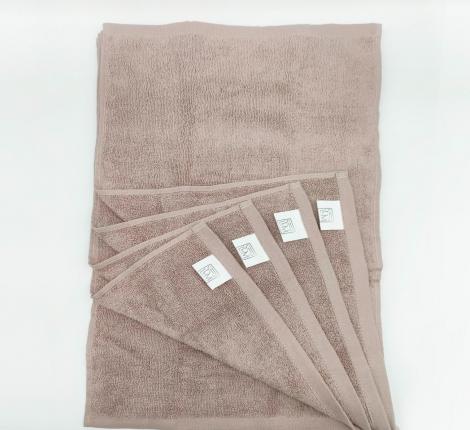 Набор махровых салфеток "Sofi de Marko" Дэйзи 30х50-5шт., капучино