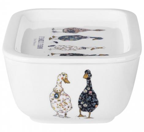 Блюдо прямоугольное с крышкой "FAMILY FARM", 490 мл