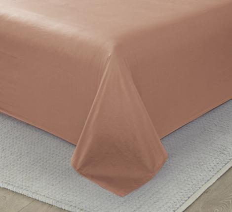 Постельное бельё "KARTEKS" Сатин однотонный SKO-026, 2 спальный
