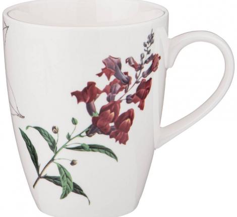 Набор кружек 4 шт. на деревянной подставке "MEADOW", 380 мл