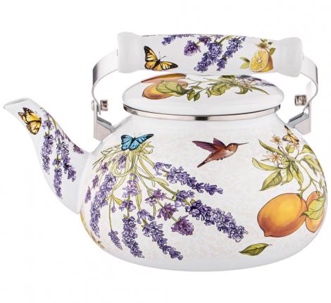 Чайник эмалированный "ПРОВАНС ЛИМОНЫ", 2,5 л