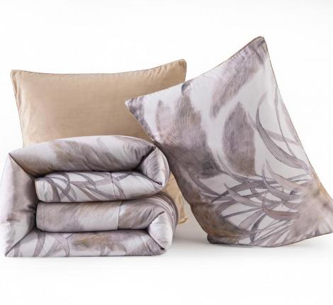 Постельное белье с одеялом "Sofi de Marko" Рикардо №1 Велюр/Сатин, Евро