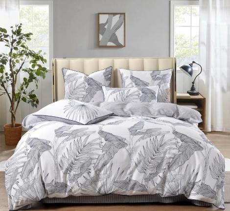 Постельное белье "Sofi de Marko" Агнес (серая) Сатин, 2 спальный