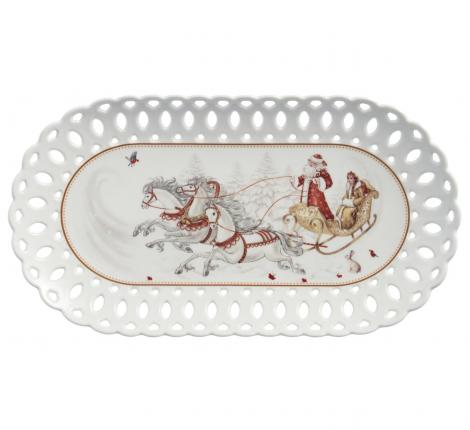 Блюдо овальное "МОРОЗКО", длина 30 см